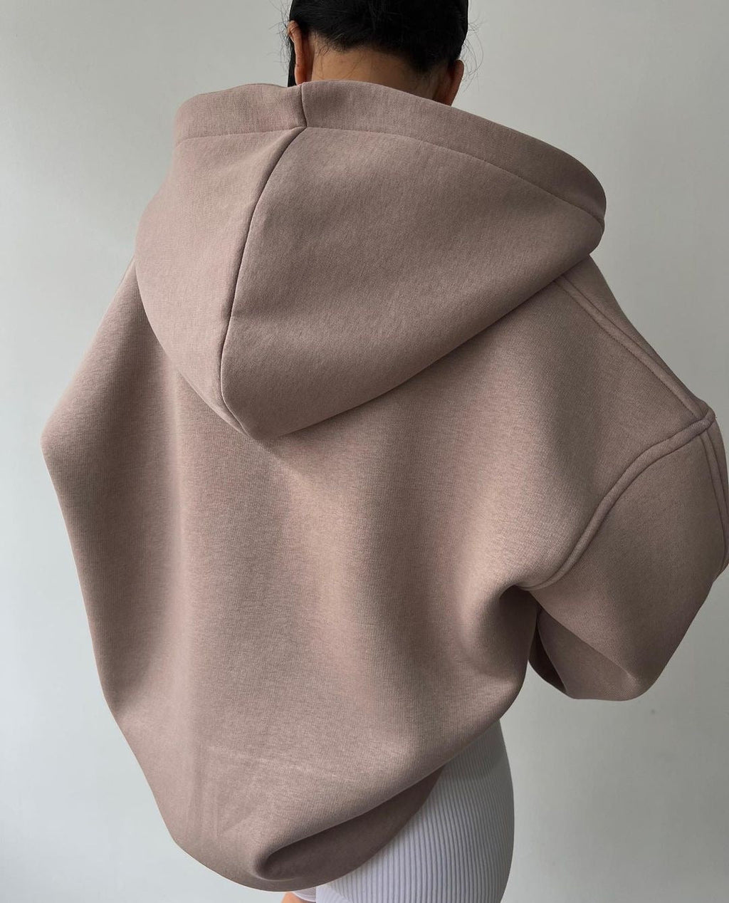 Oversized Hoodie für Damen mit Kängurutasche und bequemer Passform, Größe S