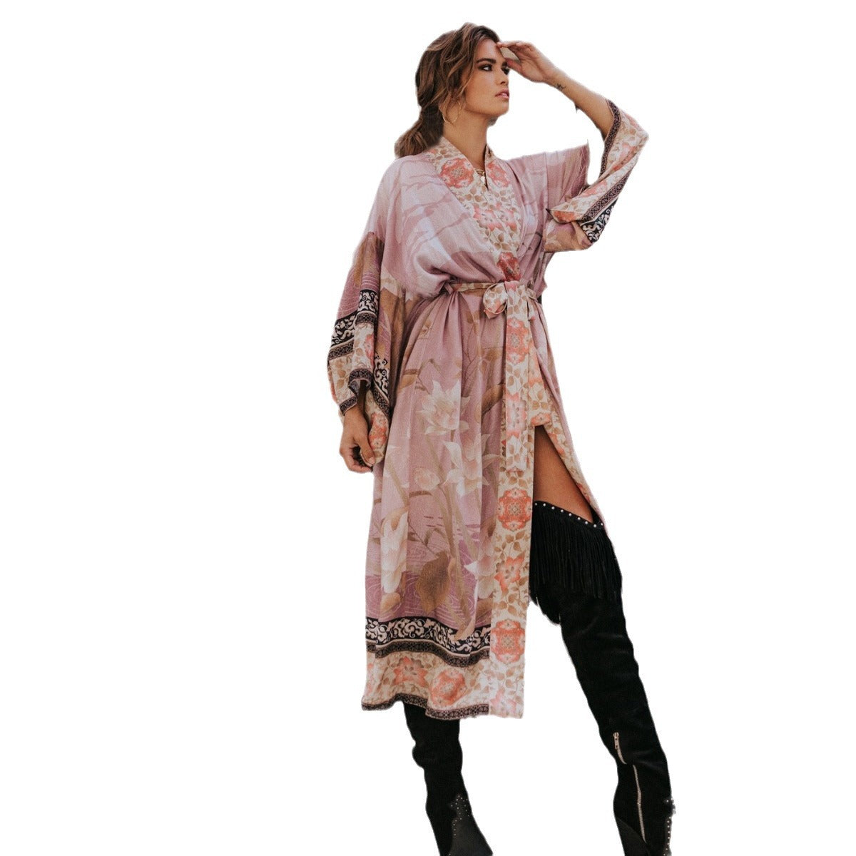 Damen-Strandkleid in luxuriösem und kunstvollem Design Valenzora