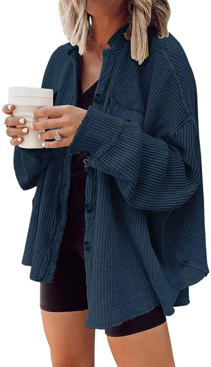 Valenzora | Women's irregular shirt jacket