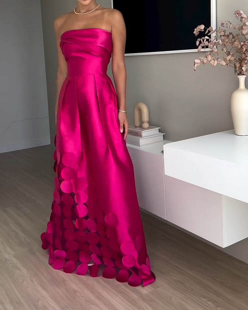 Damenabendkleid mit aufregendem Lagen-Look und raffinierten Details, Größe Valenzora