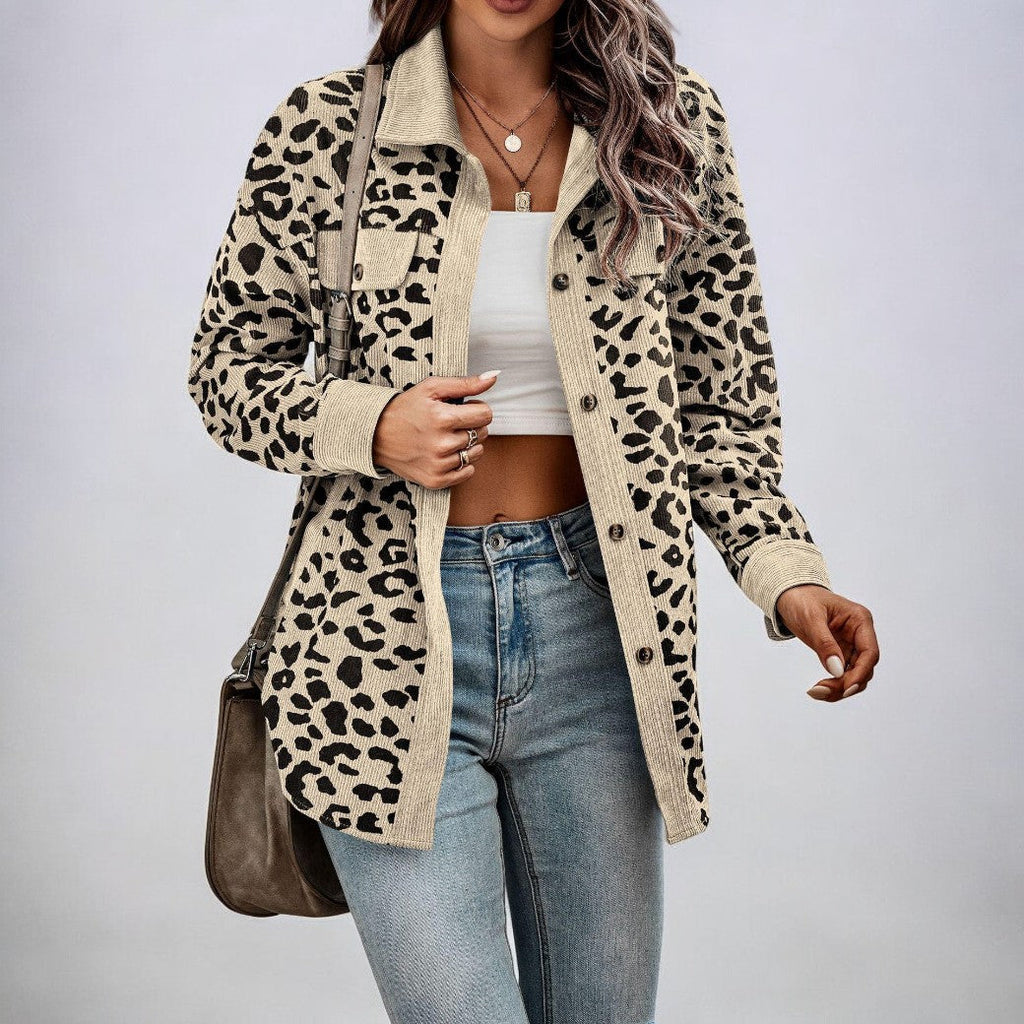 Valenzora | Stylische Jacke mit Leopardenmuster