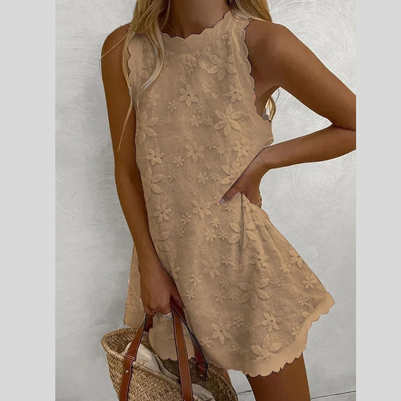Damen-Sommerkleid im Blumenmuster, Größe