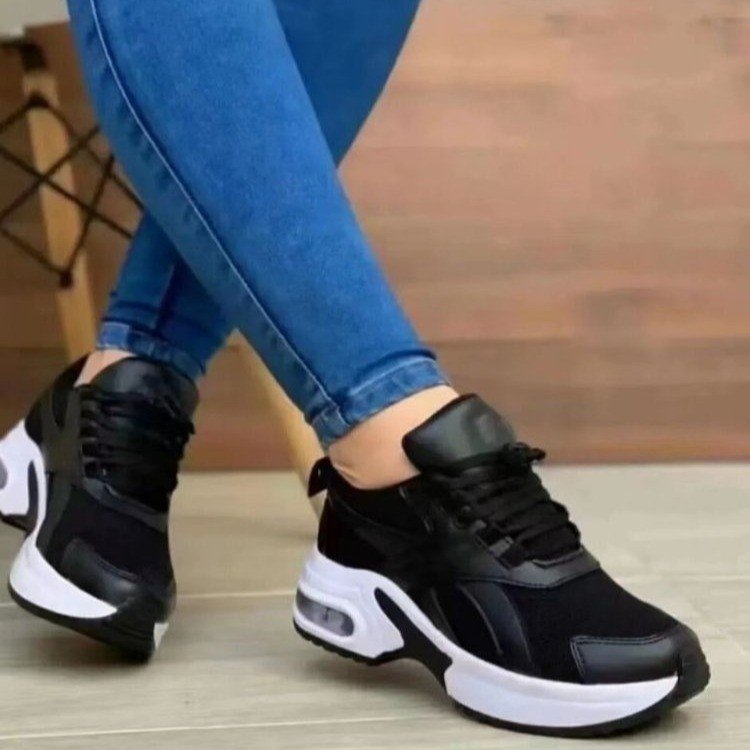 Sportliche Damen-Sneaker mit atmungsaktivem Mesh-Obermaterial und gedämpfter Sohle, Größe Valenzora