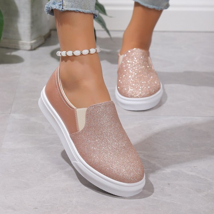 Damen Pailletten Slip-On Sneaker GRÖSSE