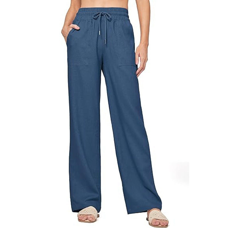 Women's Comfortable Wide Summer Trousers Size