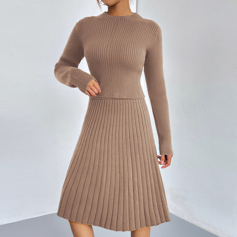 Valenzora | A-Linien-Rock Strickpullover-Set