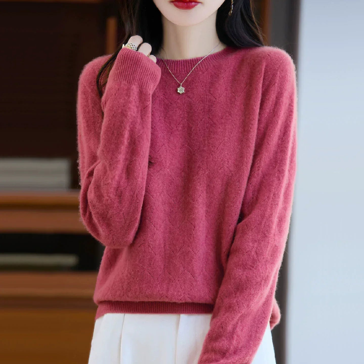 Valenzora | Cashmere Sweater for Women, Elegant Knit Design, Soft & Warm