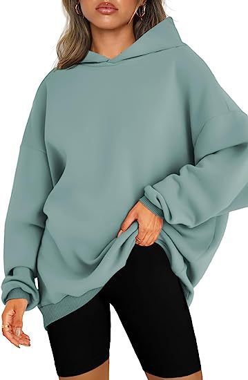 Women's oversized hoodie with side slits, size