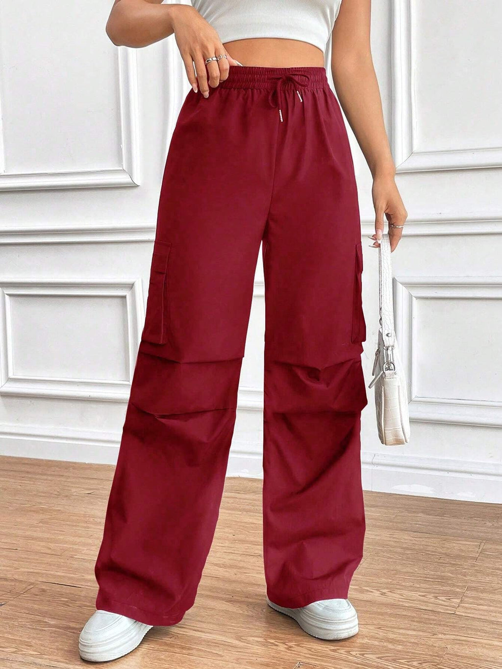 Damen-Cargohose mit modernem Schnitt und praktischen Taschen, Größe S