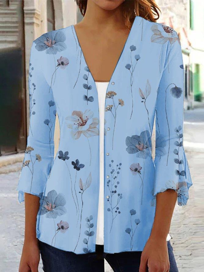 Valenzora | Elegantes Oberteil mit Blumenmuster