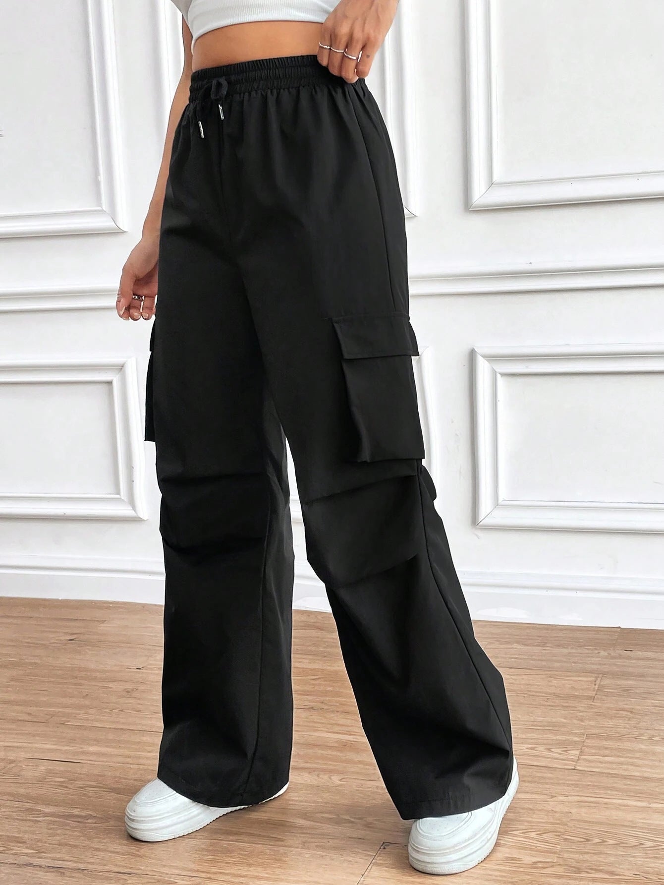 Damen-Cargohose mit modernem Schnitt und praktischen Taschen, Größe S