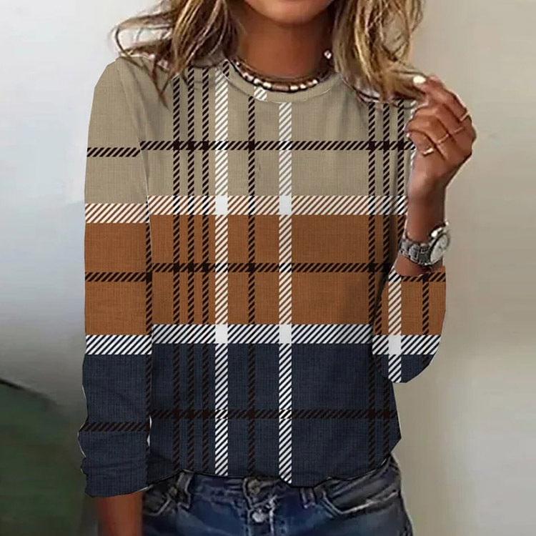 Valenzora | Printed casual pullover top