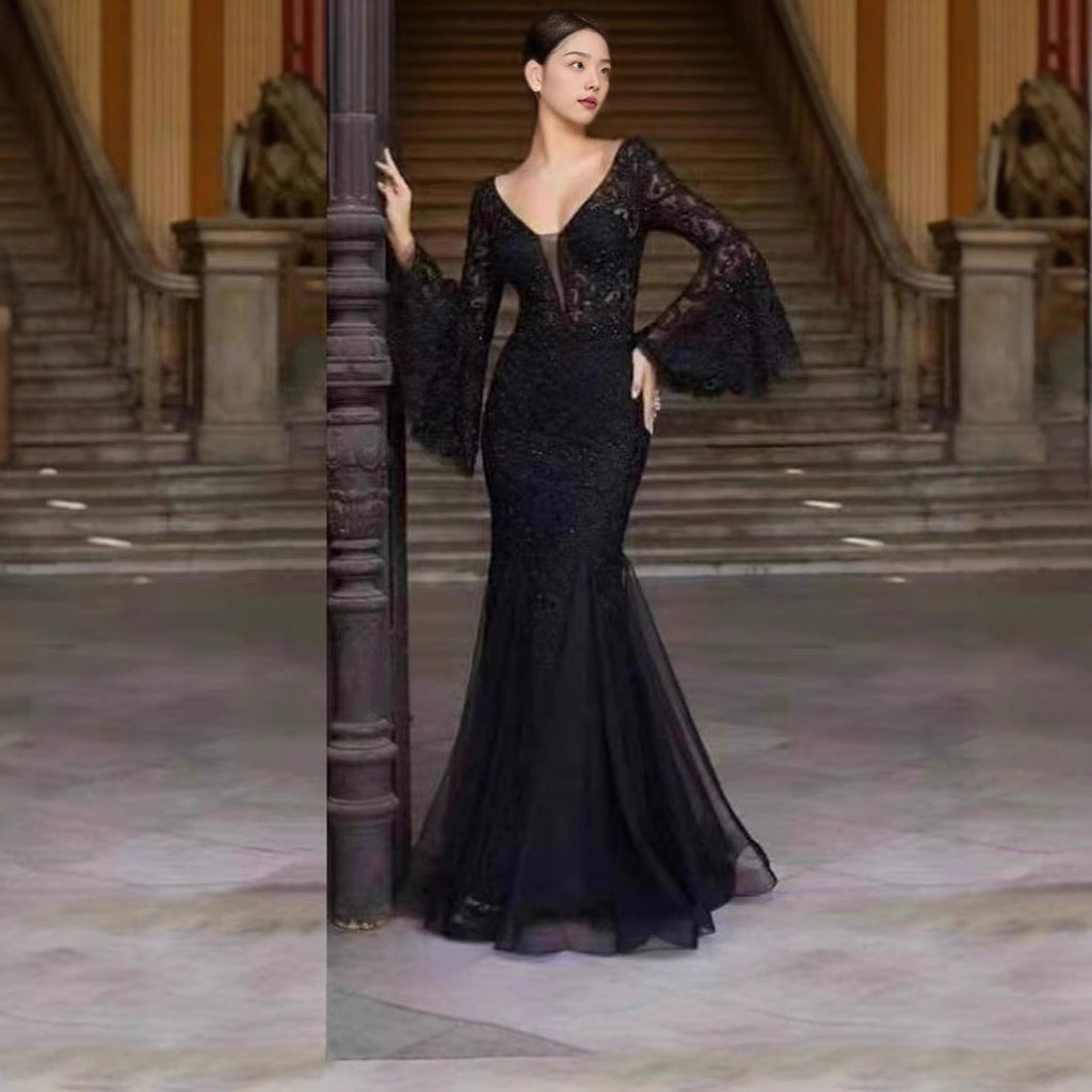 Valenzora | Vintage Party Long Mermaid Skirt Dress