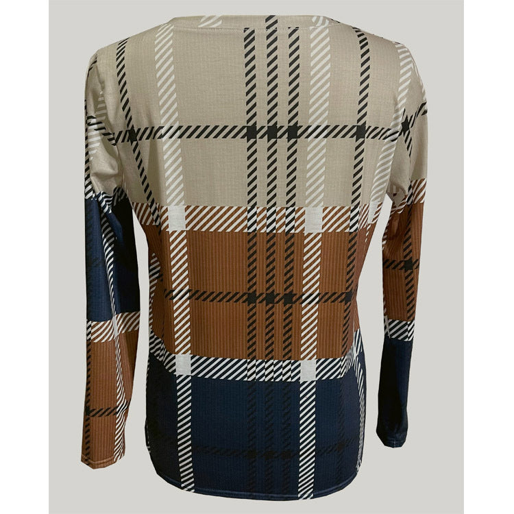 Valenzora | Printed casual pullover top