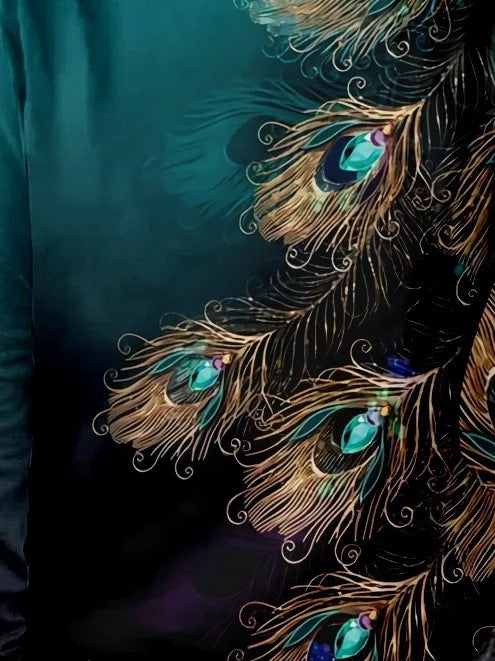 Valenzora | Bedrucktes T-Shirt mit Rundhalsausschnitt