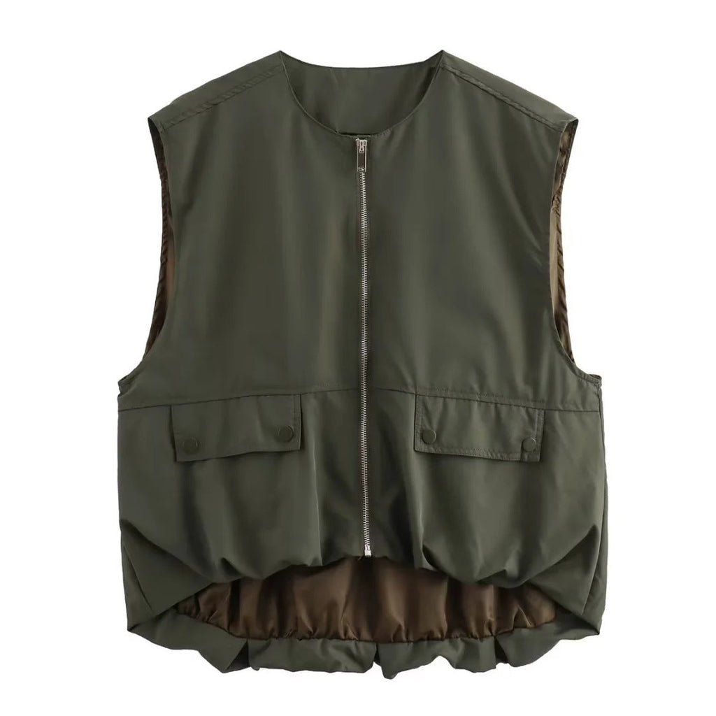 ValenzoraMODE | Relaxed Casual Cardigan Vest Tank Top