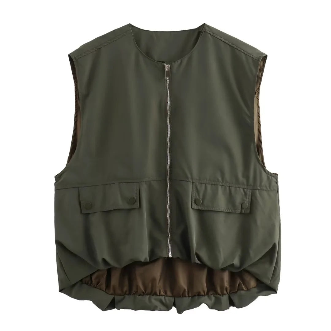 ValenzoraMODE | Relaxed Casual Cardigan Vest Tank Top