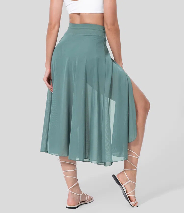 2-in-1-Tüllrock mit hoher Taille
