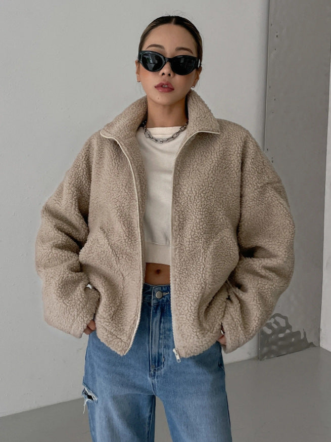 Valenzora | Warm teddy jacket for women | Comfort