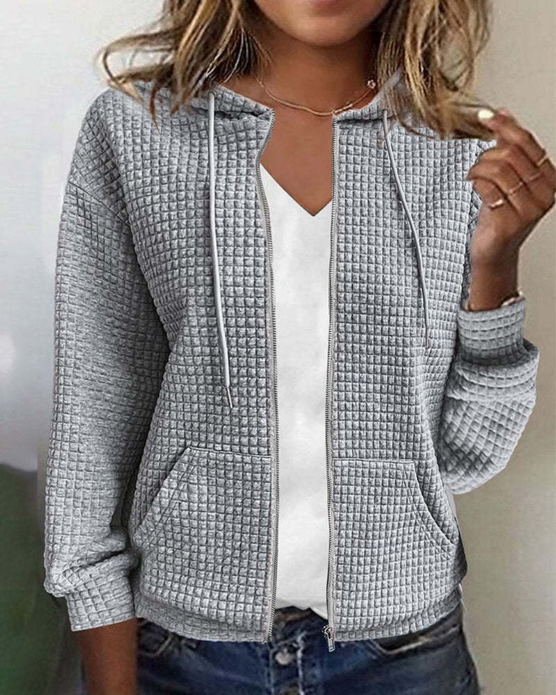 Valenzora | Structured jacket with zipper