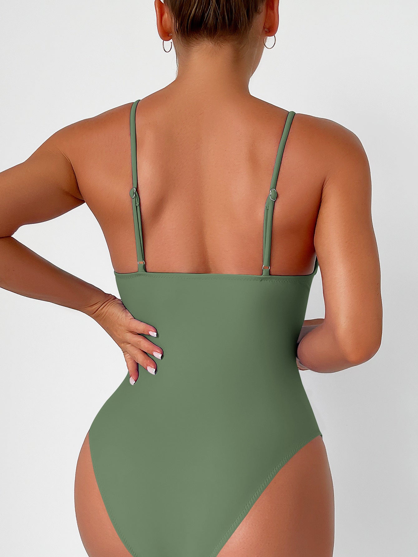 Valenzora | Tummy Control Hook Design Printed Tankini Set