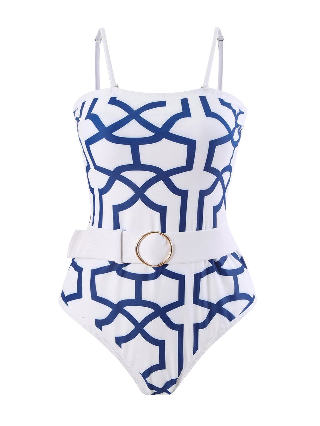 Damen-Badeanzug mit elegantem Kimono und raffiniertem Gürtel, Größe S