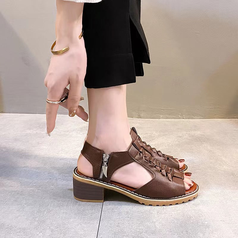 Valenzora - Orthopedic sandals with heels | Comfortable women's sandals with lace design