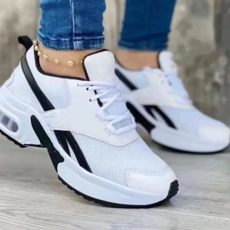Sportliche Damen-Sneaker mit atmungsaktivem Mesh-Obermaterial und gedämpfter Sohle, Größe Valenzora