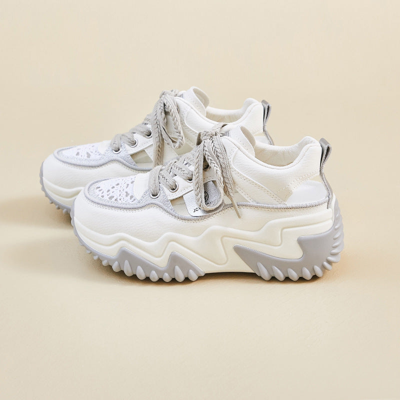 Valenzora - Atmungsaktive Plateau-Sneaker für Damen mit dicker Sohle