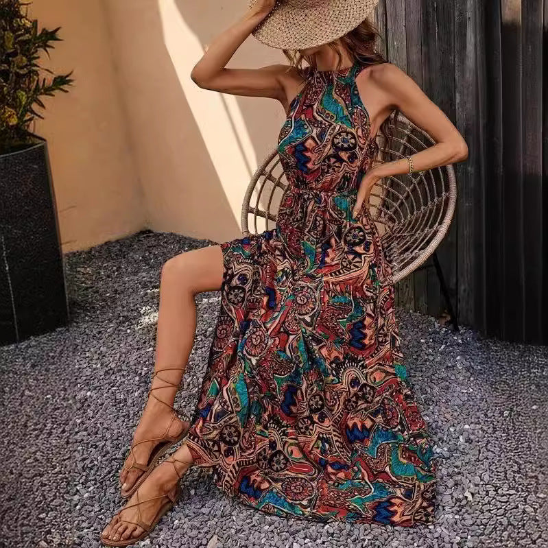 Valenzora | Vintage-Bohemian-Neckholderkleid