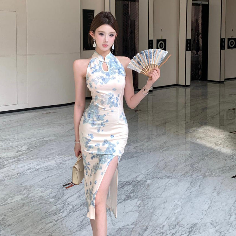 Valenzora | Gesellschaftlicher Cheongsam Vintage Slim Kleid