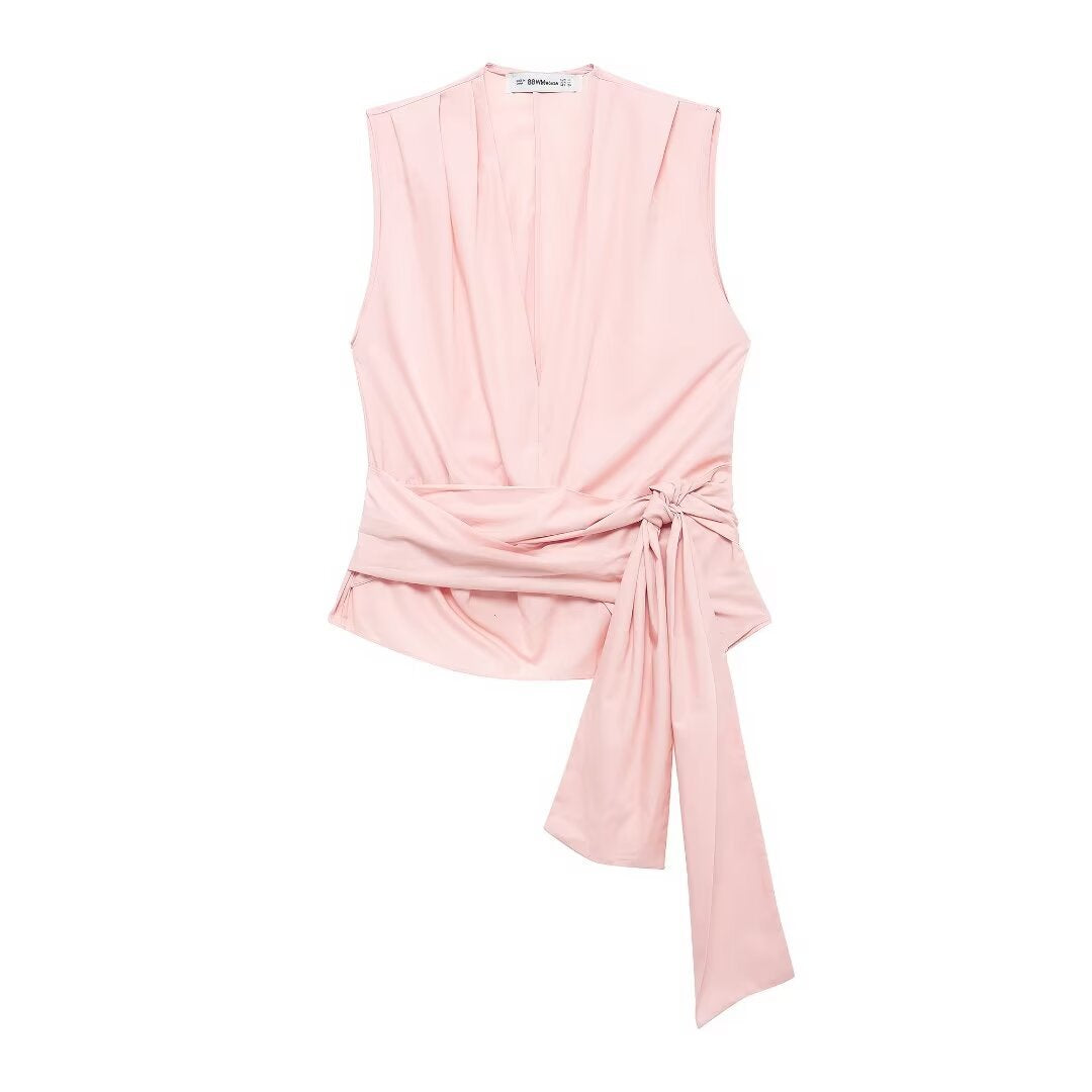 ValenzoraMODE | Cardigan with bow decoration, vest, long trousers, suit