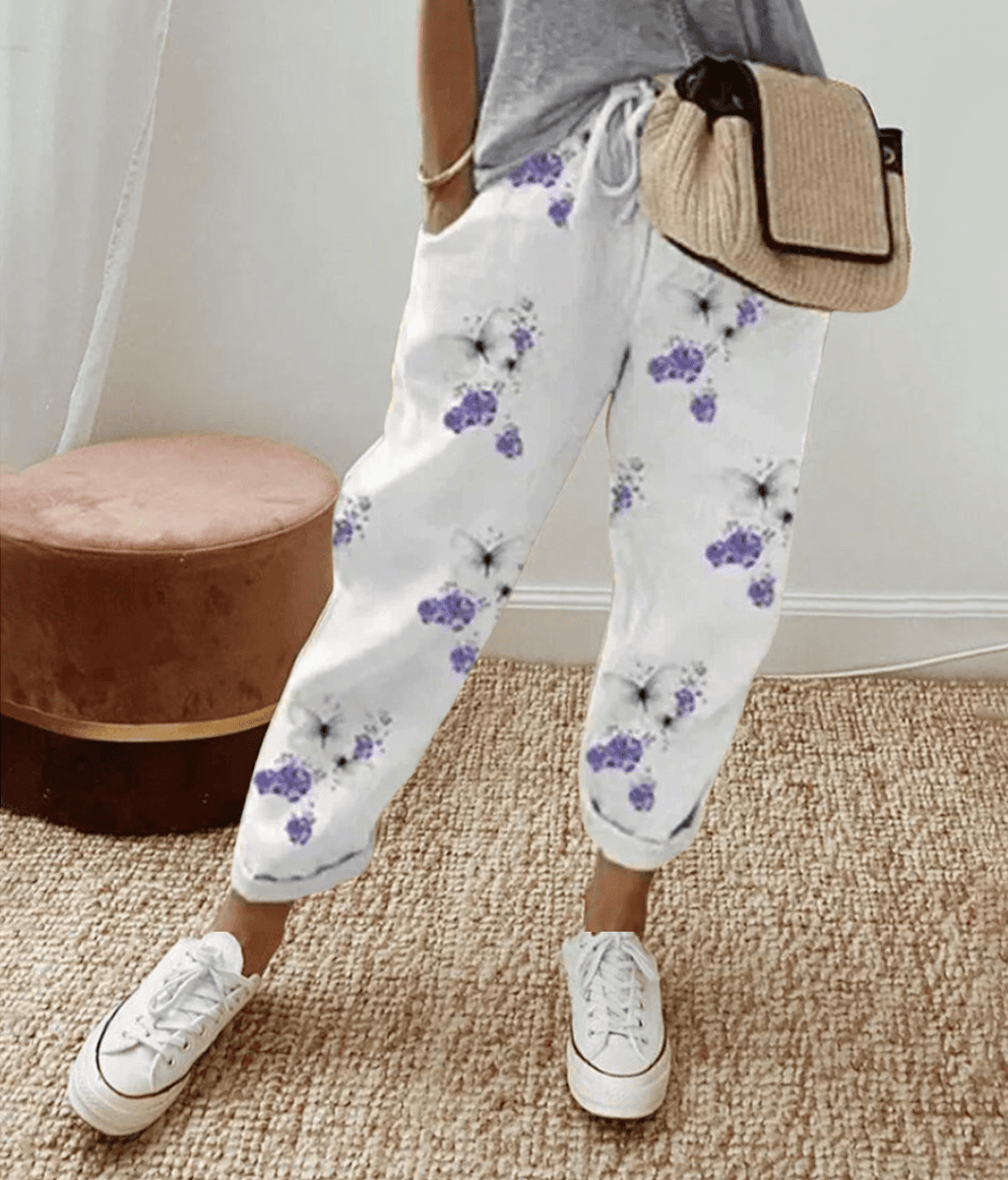Eva™ | Stylish trousers made from cotton-linen
