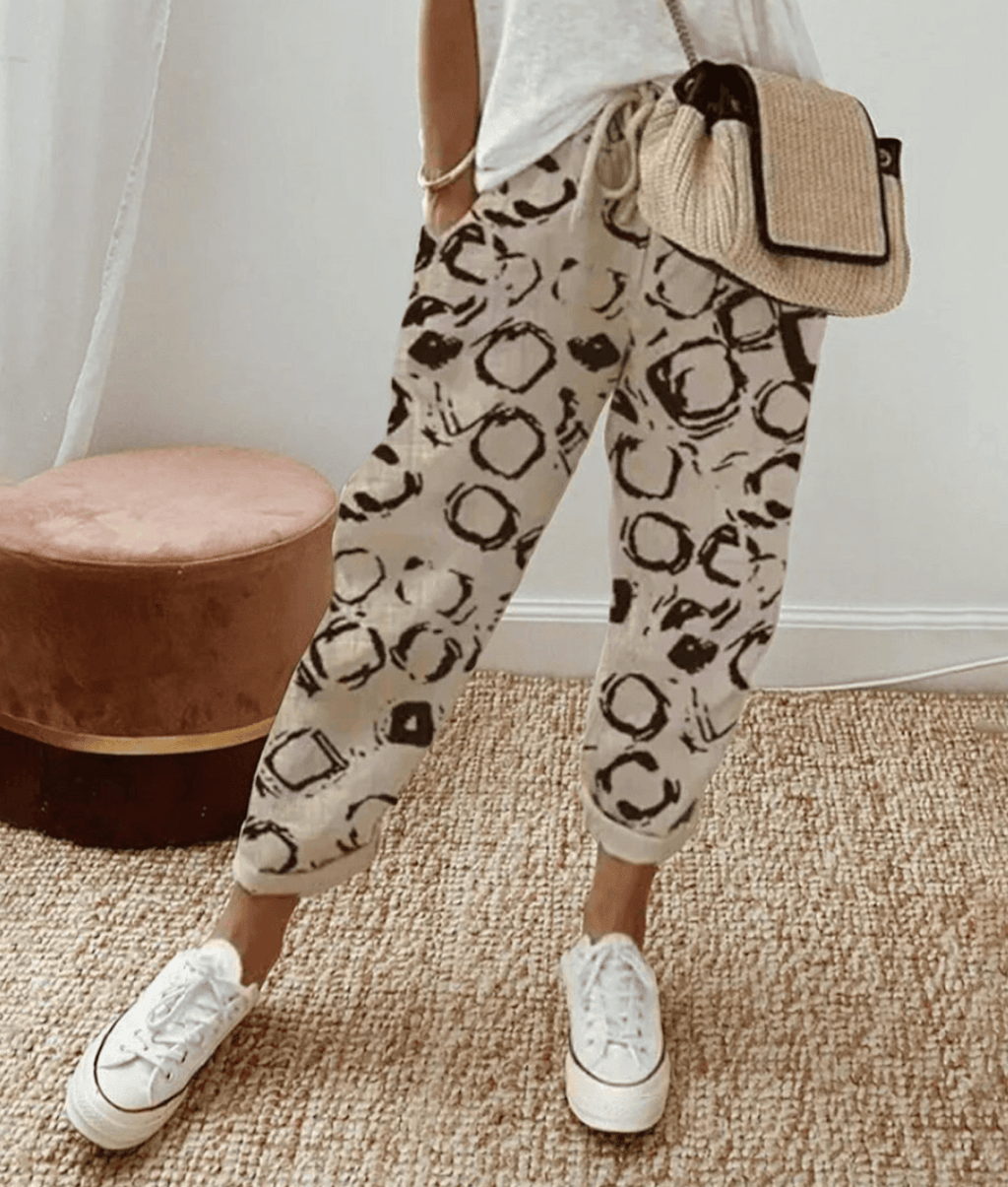 Eva™ | Stylish trousers made from cotton-linen