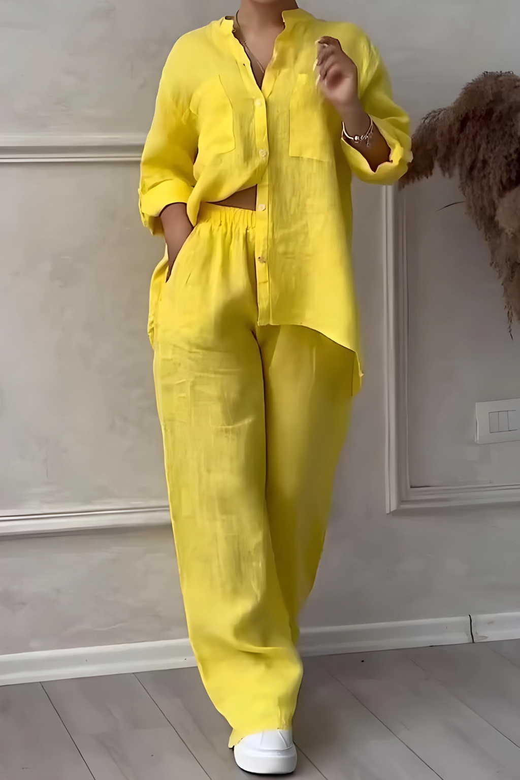 Emma's | Stylisches Leinenset