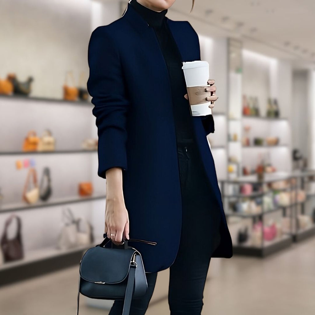 Valenzora | Women's Autumn/Winter Wool Blazer - Stylish & Warm for Cold Days