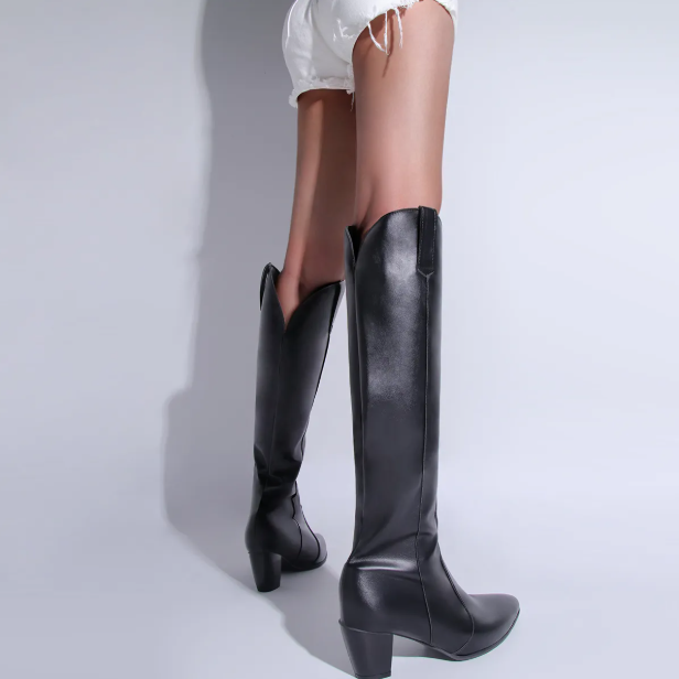 Valenzora - Damenstiefel mit spitzer Zehenpartie
