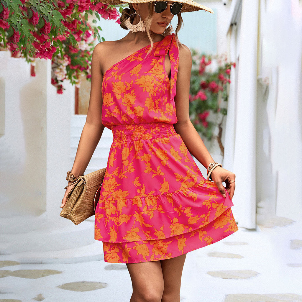 Valenzora - One-shoulder summer dress