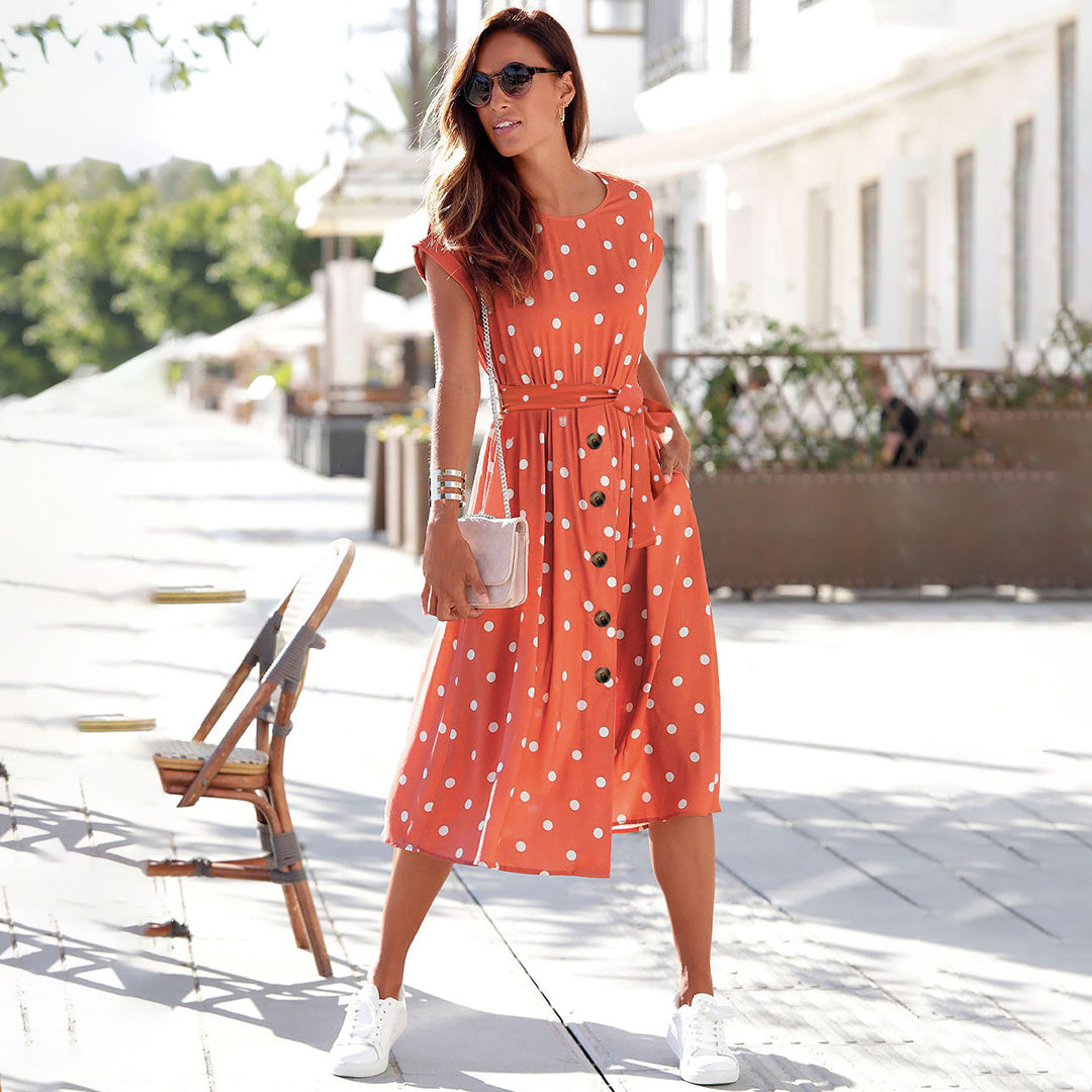 BARBRO™ - Casual Midi Dress