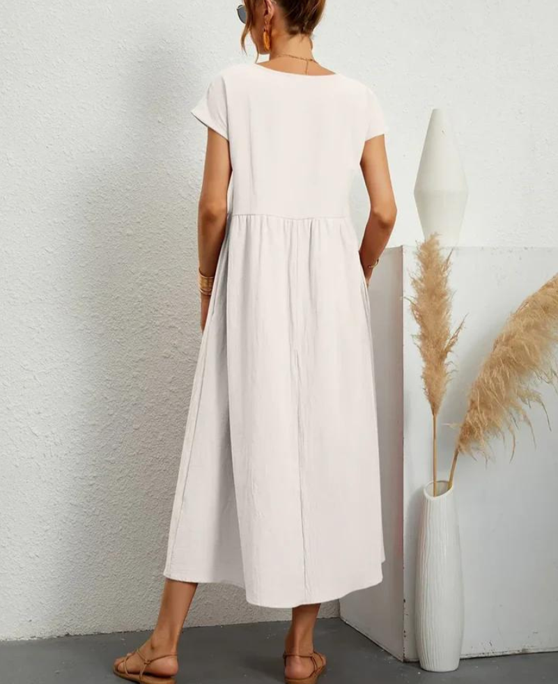 Ruby™ | Elegant basic dress made of cotton