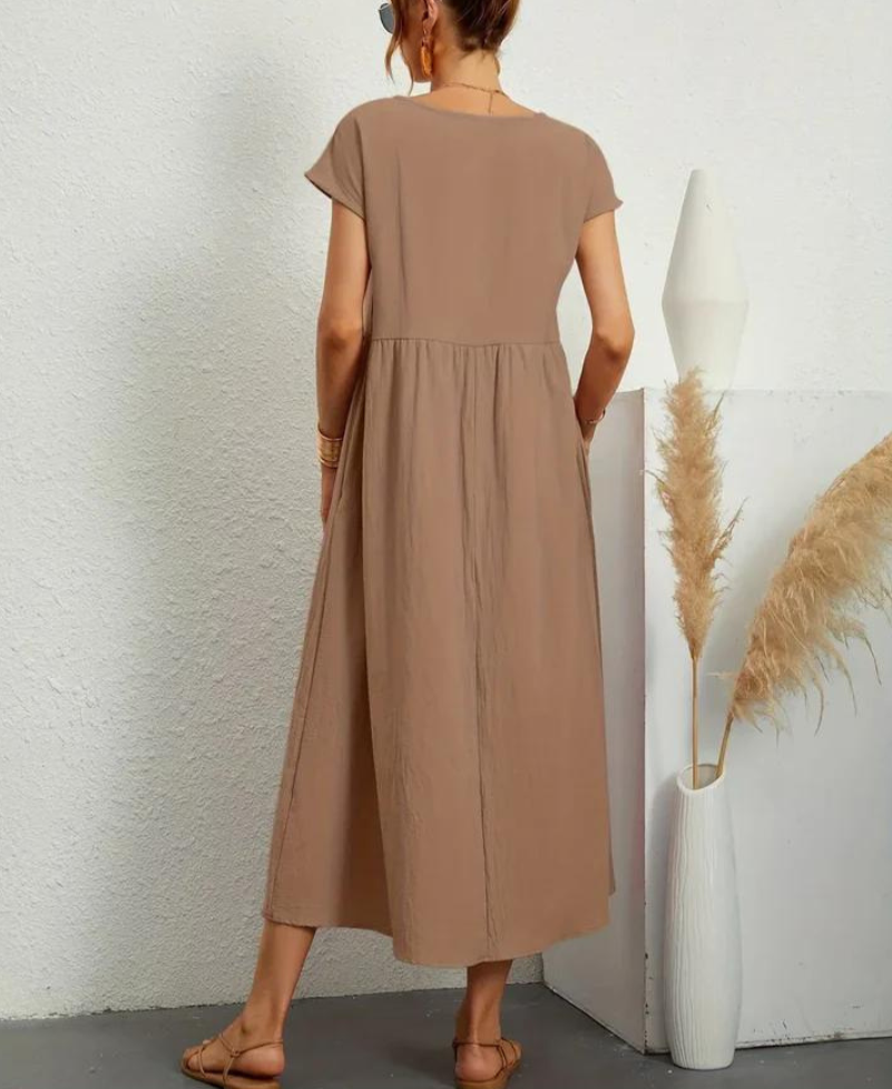 Ruby™ | Elegant basic dress made of cotton