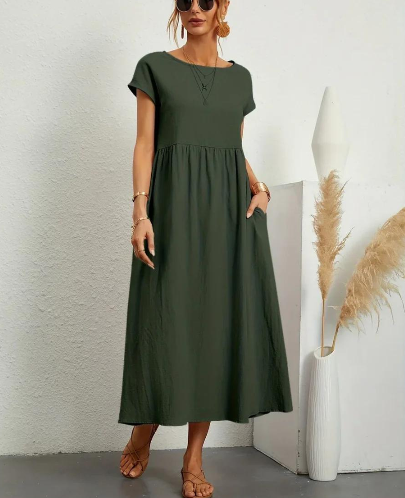 Ruby™ | Elegant basic dress made of cotton