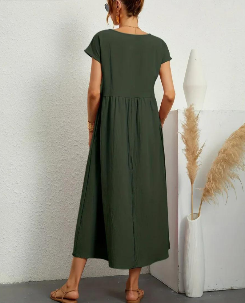 Ruby™ | Elegant basic dress made of cotton