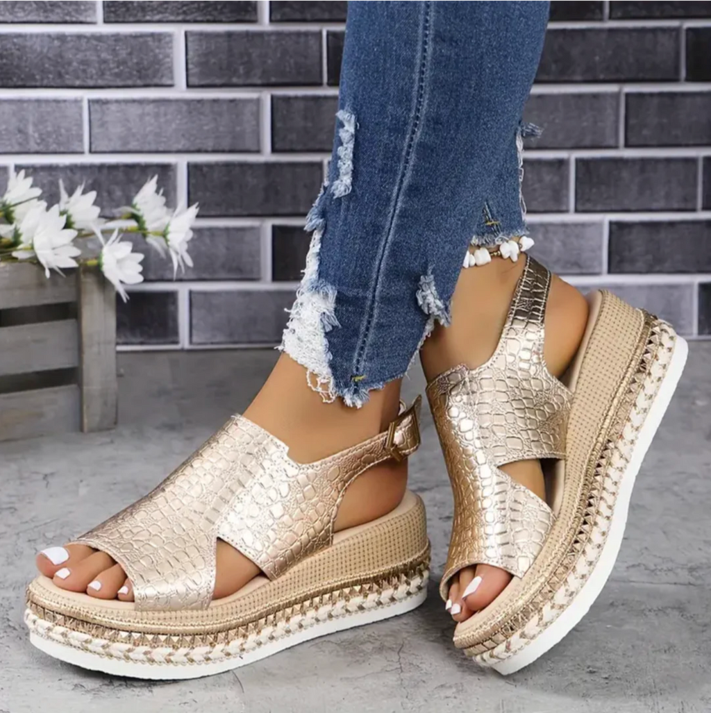 Valenzora | Damen-Sandalen mit verstellbarem Riemen und offener Zehenpartie