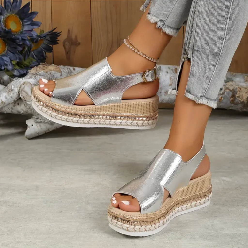 Valenzora | Damen-Sandalen mit verstellbarem Riemen und offener Zehenpartie