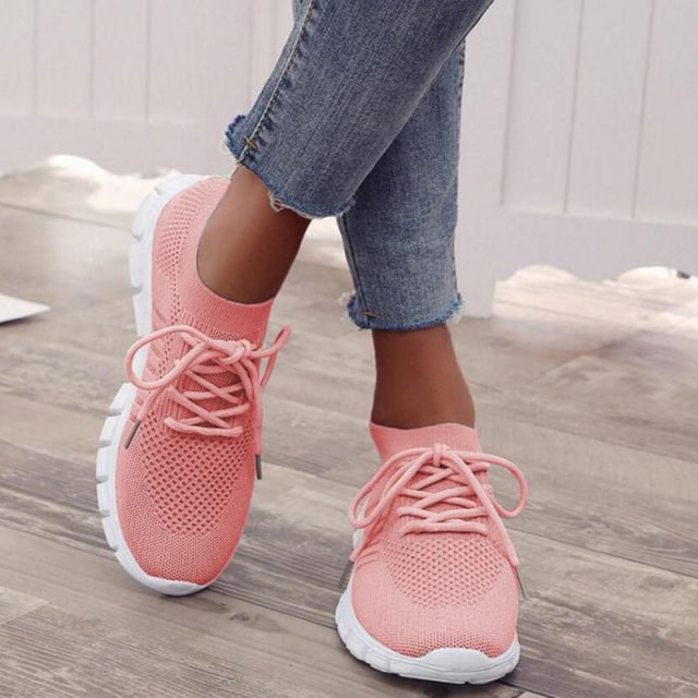 Valenzora | Sneaker Mesh Ergonomische Slip-On-Sneaker Damenschuhe
