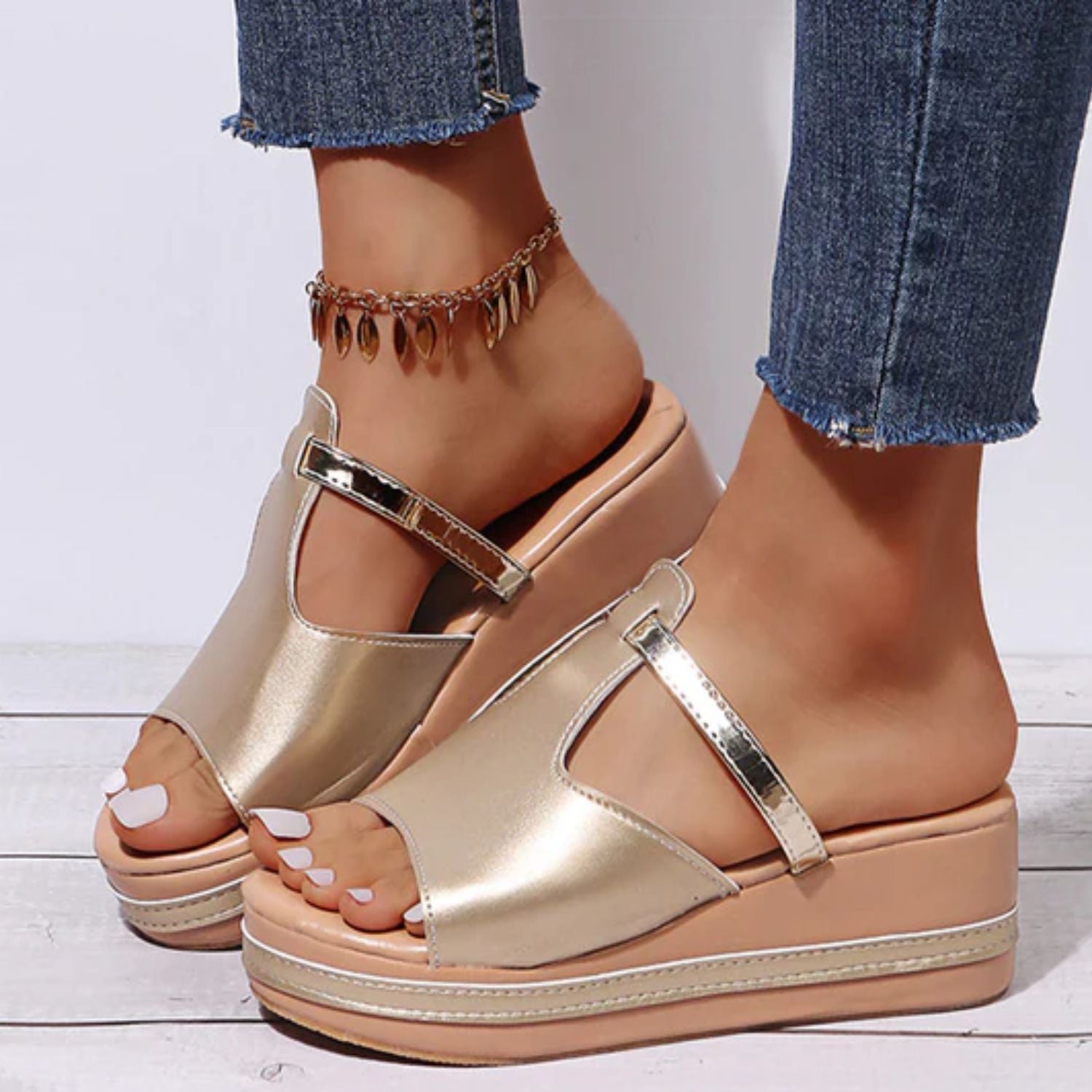 Valenzora | Stylish, orthopedic sandals with high heels