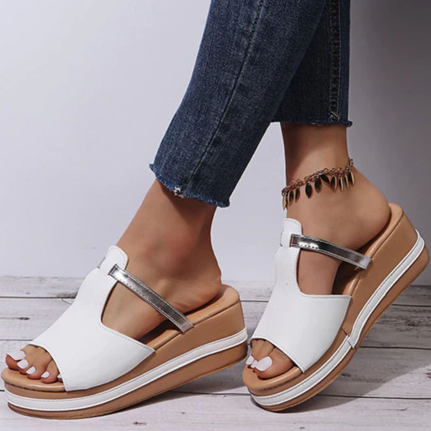 Valenzora | Stylish, orthopedic sandals with high heels