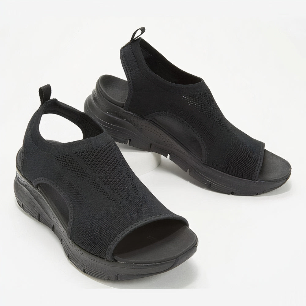 Valenzora | Mesh-Sandalen zum Hineinschlüpfen, Sport-Sandalen für Damen