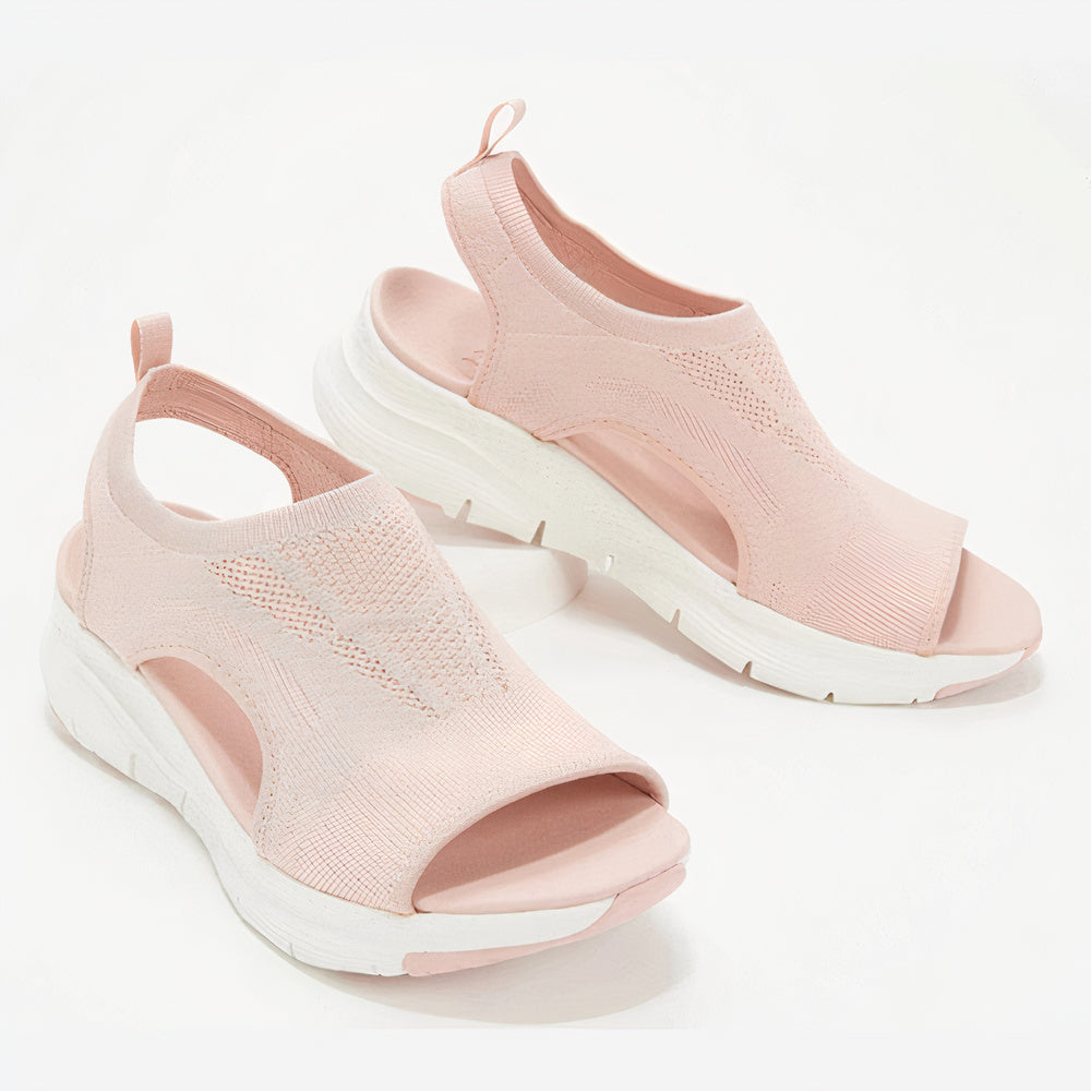 Valenzora | Mesh-Sandalen zum Hineinschlüpfen, Sport-Sandalen für Damen